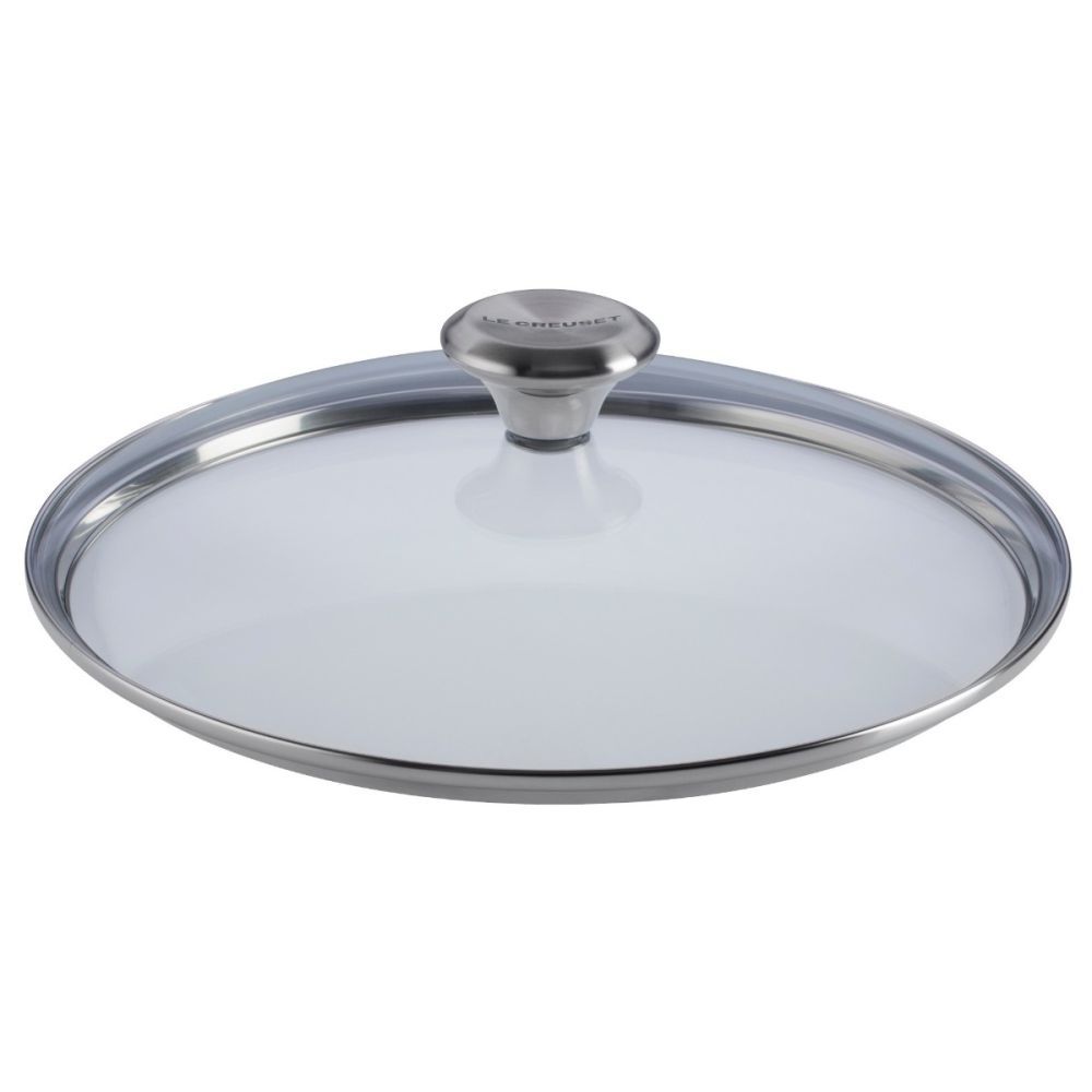 10&quot; Glass Lid with Stainless Steel Knob (fits TNS &amp; SS) | Le Creuset