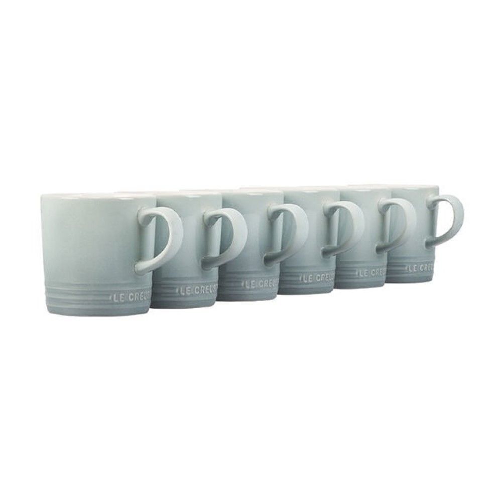 Set of 6 London Mugs (12 oz. each) - Sea Salt | Le Creuset