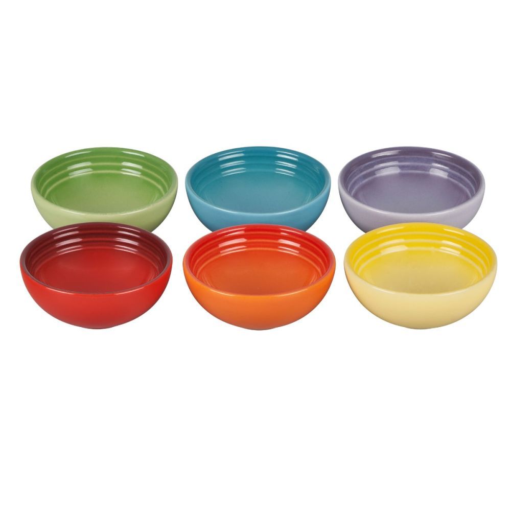 Pinch Bowl Gift Set (Set of 6) - Multi color (Cerise, Flame, Soleile, Palm, Caribbean &amp; Provence) | Le Creuset
