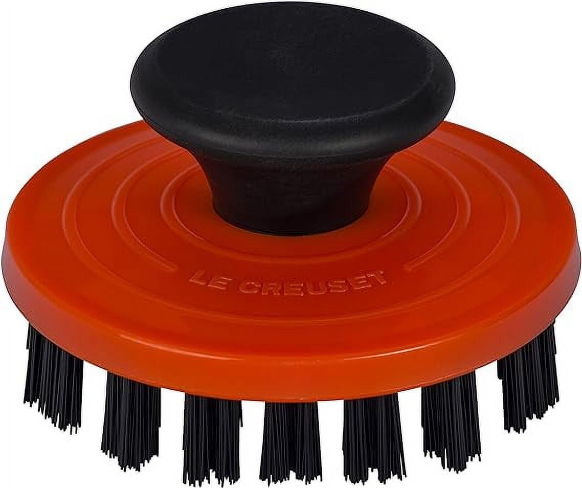 Nylon Brush - Flame, 3 1/4&quot; x 3 1/4&quot; | Le Creuset