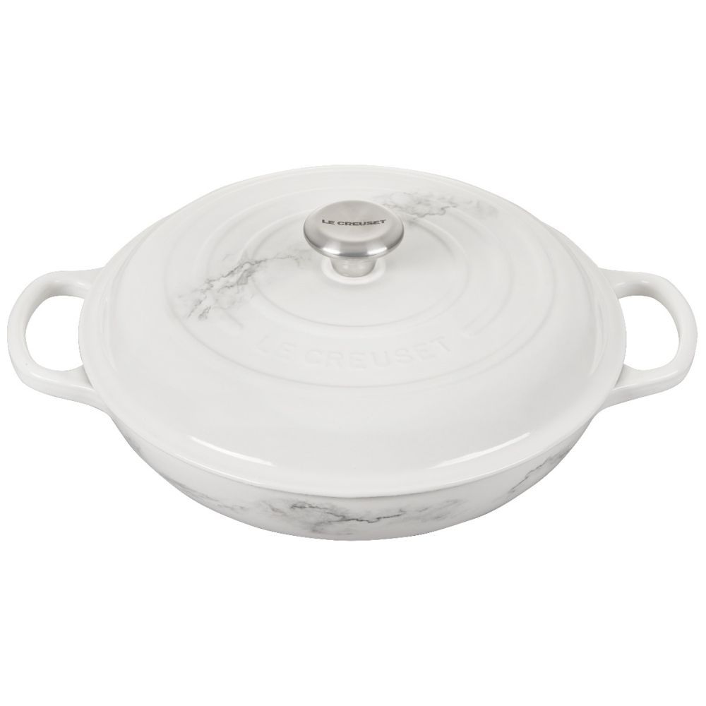 Signature Braiser - Marble Applique, 3.5 qt. | Le Creuset