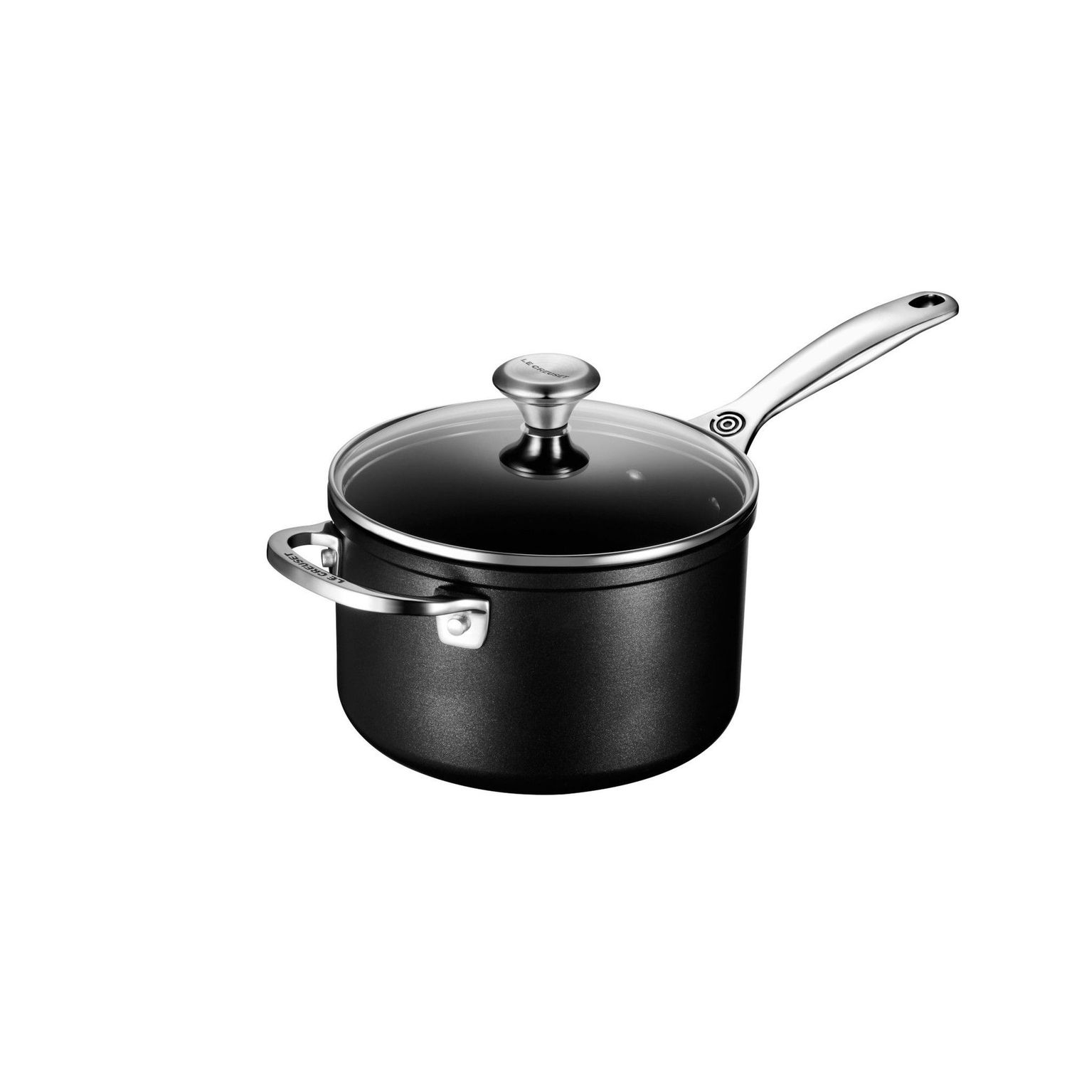 Toughened Nonstick PRO 3 qt. Saucepan with Glass Lid | Le Creuset
