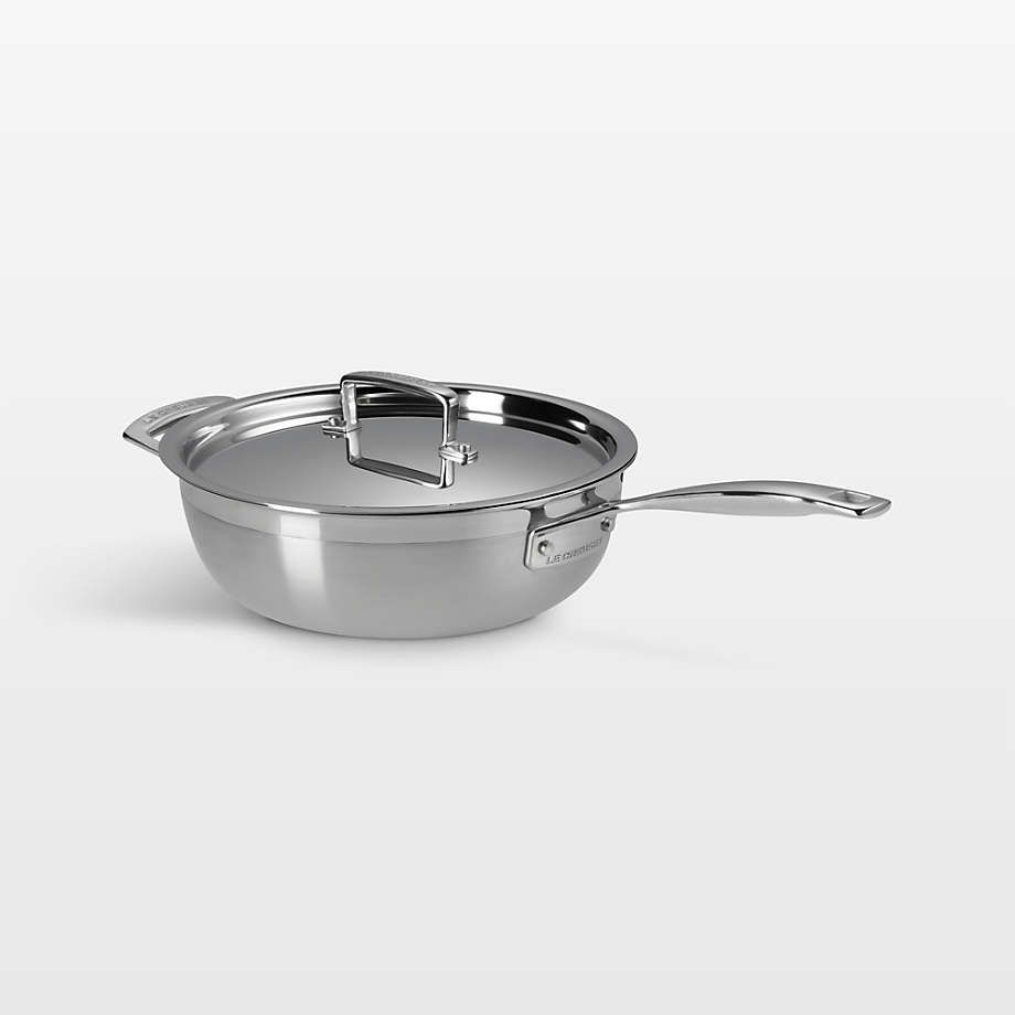 Classic Stainless Steel Chefs Pan, 3.5 qt. | Le Creuset