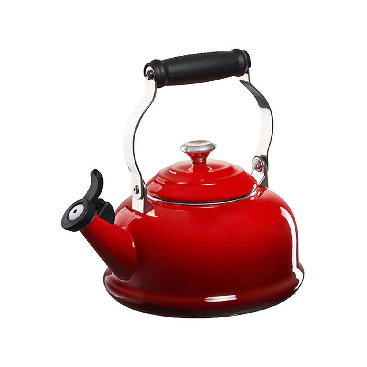 Whistling Kettle - Cerise w/ SS Knob, 1.7 qt. | Le Creuset