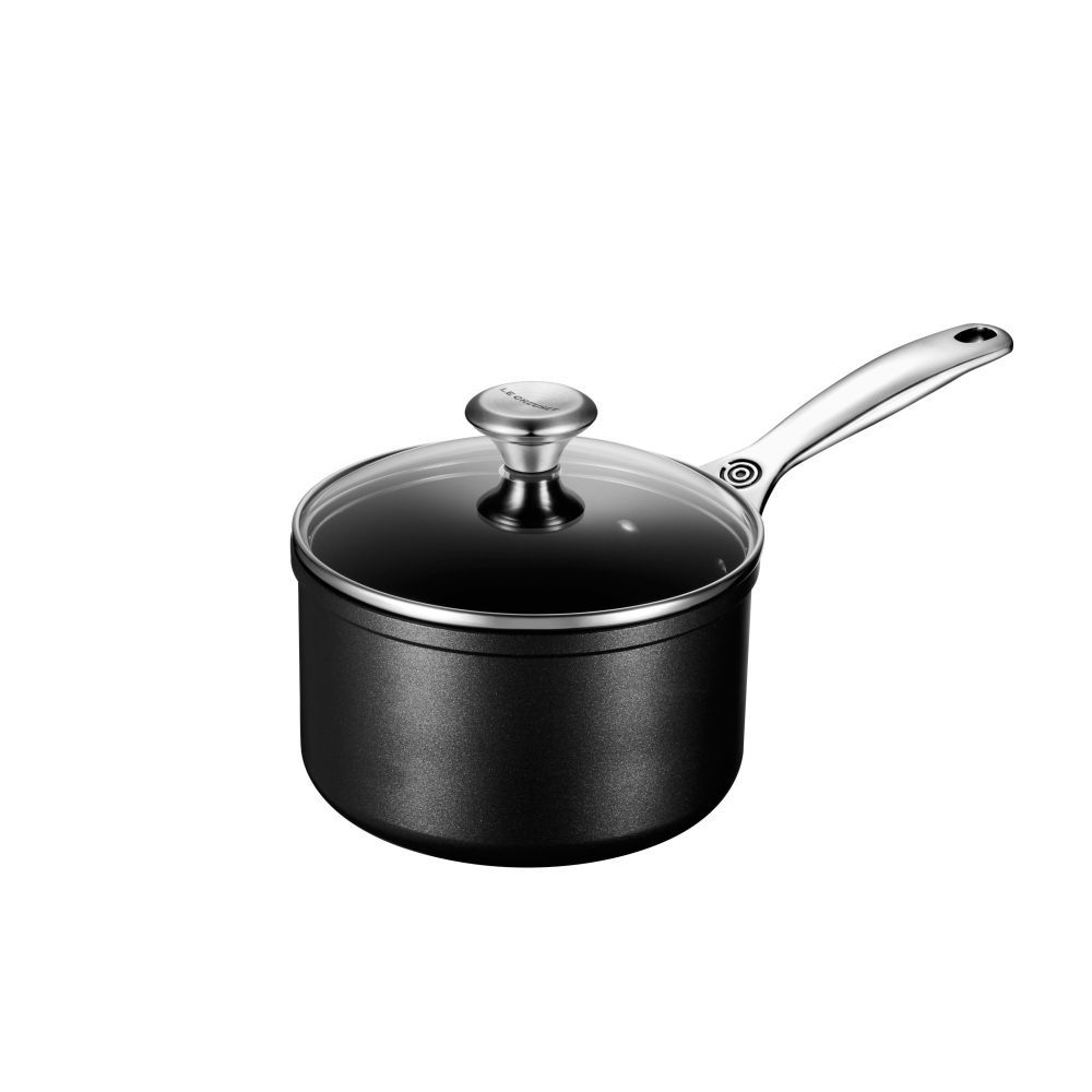 Toughened Nonstick PRO 2 qt. Saucepan with Glass Lid | Le Creuset