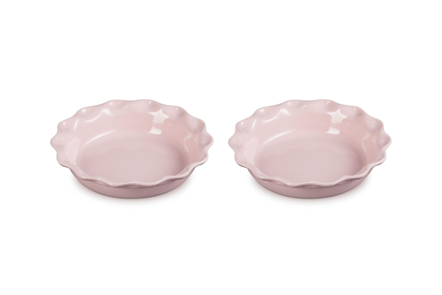 Set of 2 Heritage Pie Dishes - Chiffon Pink | Le Creuset