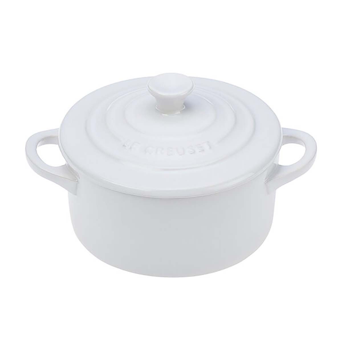Mini Round Cocotte - Oyster, 14 oz. | Le Creuset