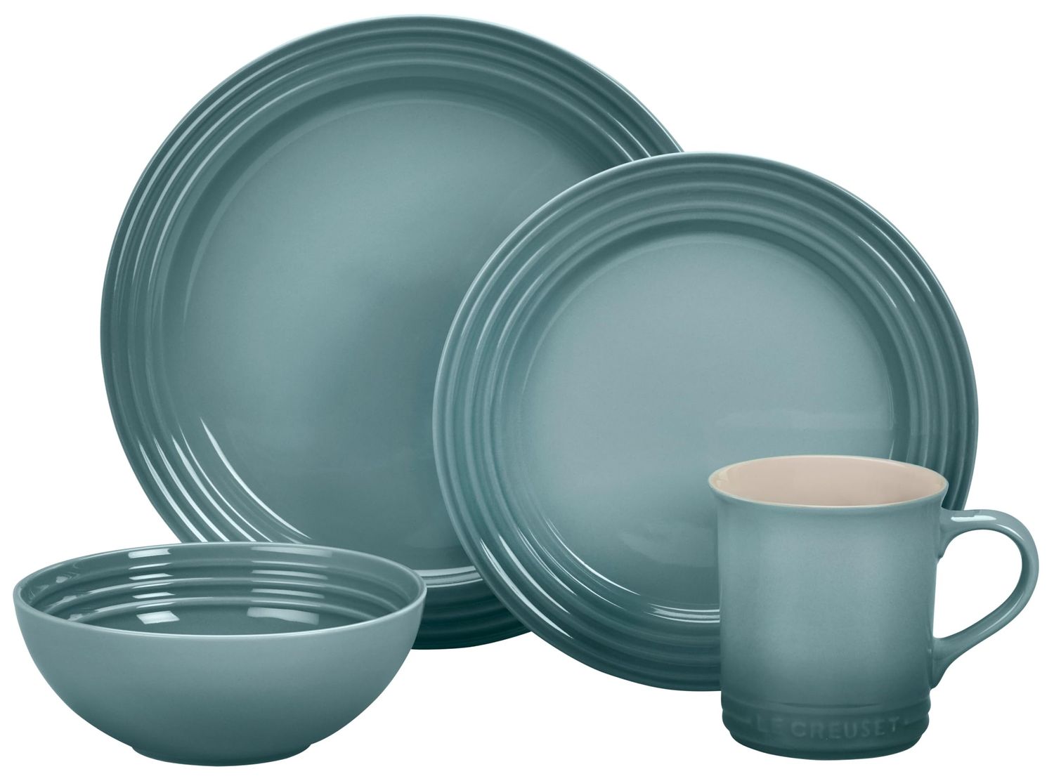 16 PC Dinnerware Set - Sea Salt | Le Creuset