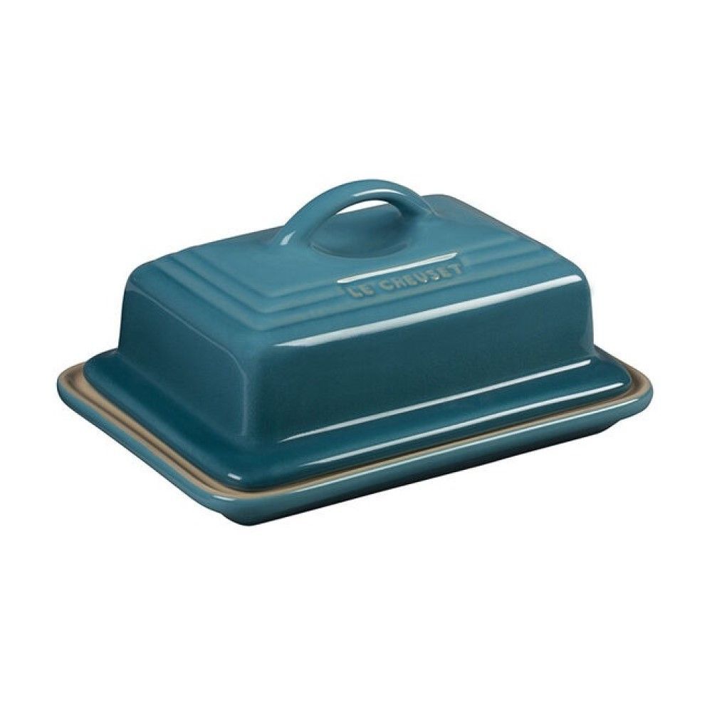 European Butter Dish - Caribbean, 6.75&quot; x 5&quot; x 3.5&quot; | Le Creuset