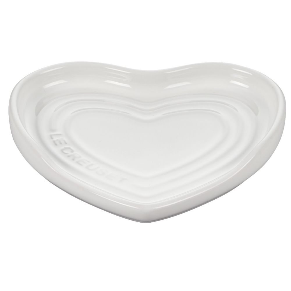 Heart Spoon Rest - White, 5&quot; | Le Creuset