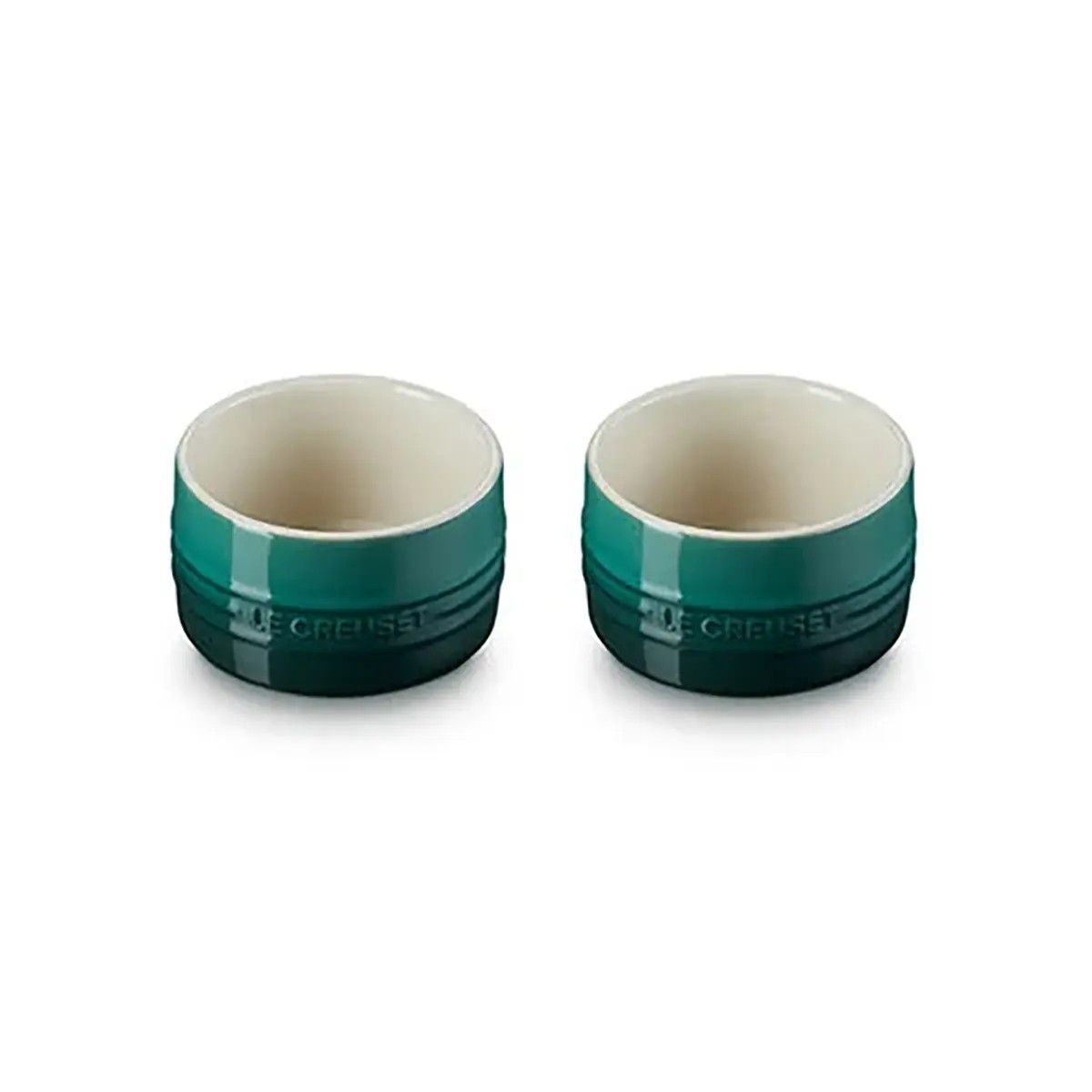Set of 2 Straight Walled Ramekin - Artichaut | Le Creuset