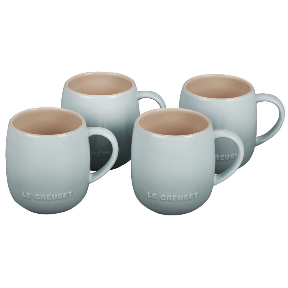 Set of 4 Heritage Mugs - Sea Salt - e-commerce only, 13 oz. / 380ml | Le Creuset