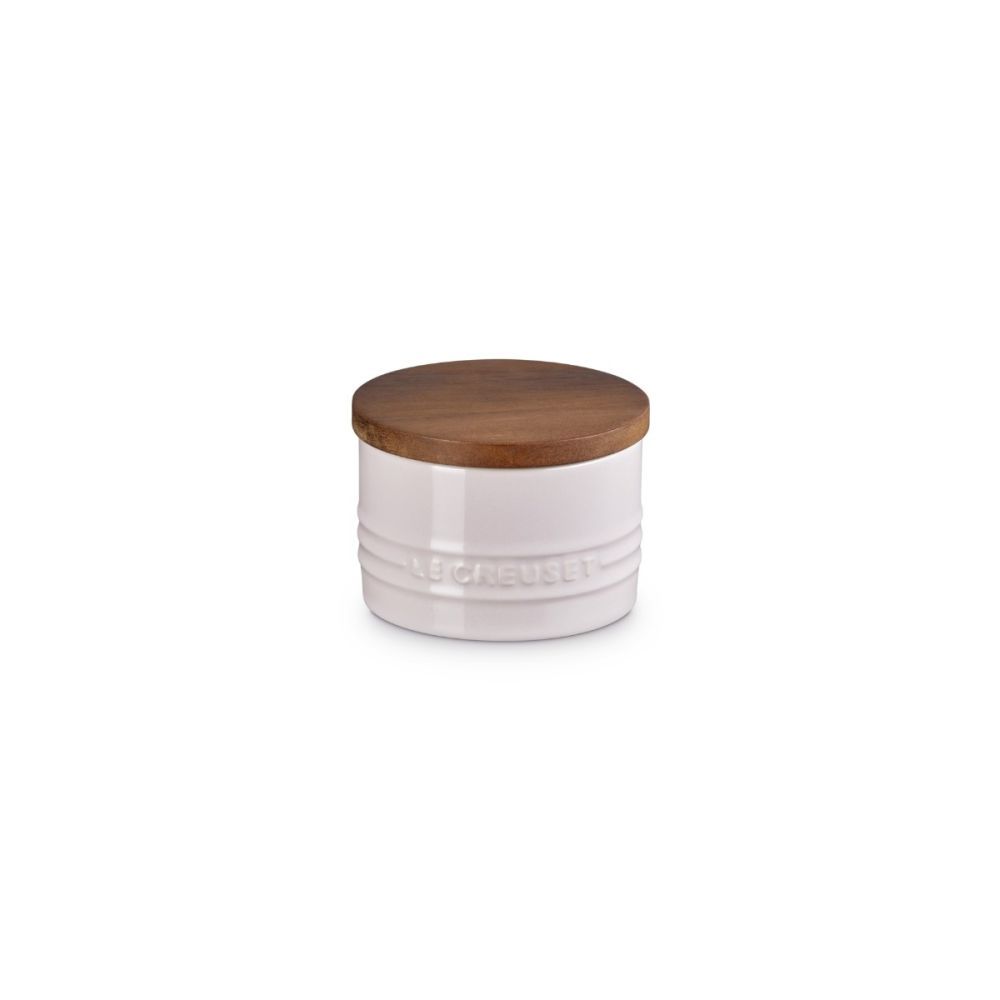 Salt Cellar with Wood Lid - Shallot, 7 oz. | Le Creuset