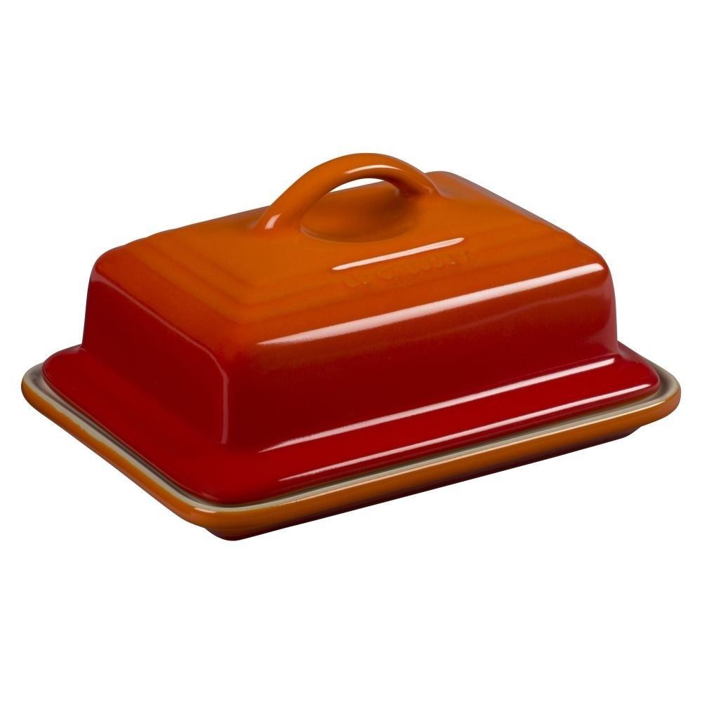 European Butter Dish - Flame, 6.75&quot; x 5&quot; x 3.5&quot; | Le Creuset