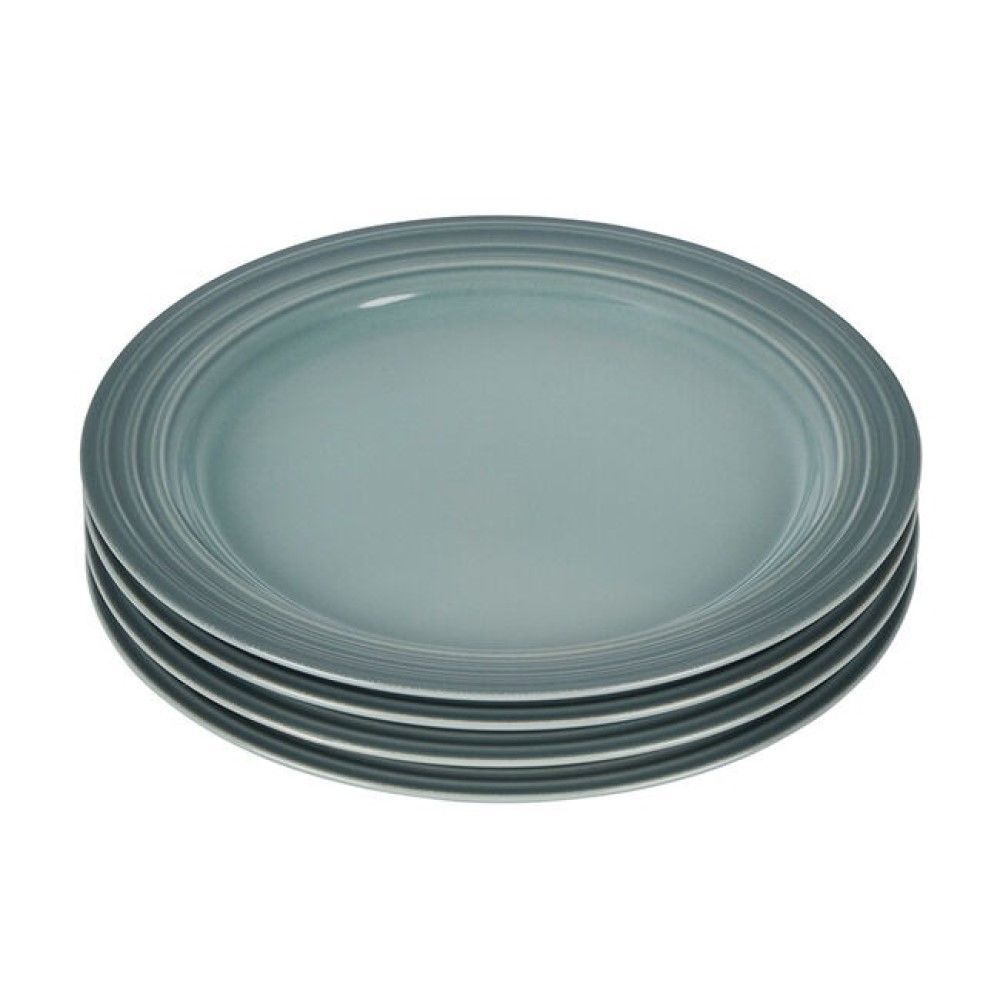 Set of (4) 8.5&quot; Salad Plates - Sea Salt | Le Creuset