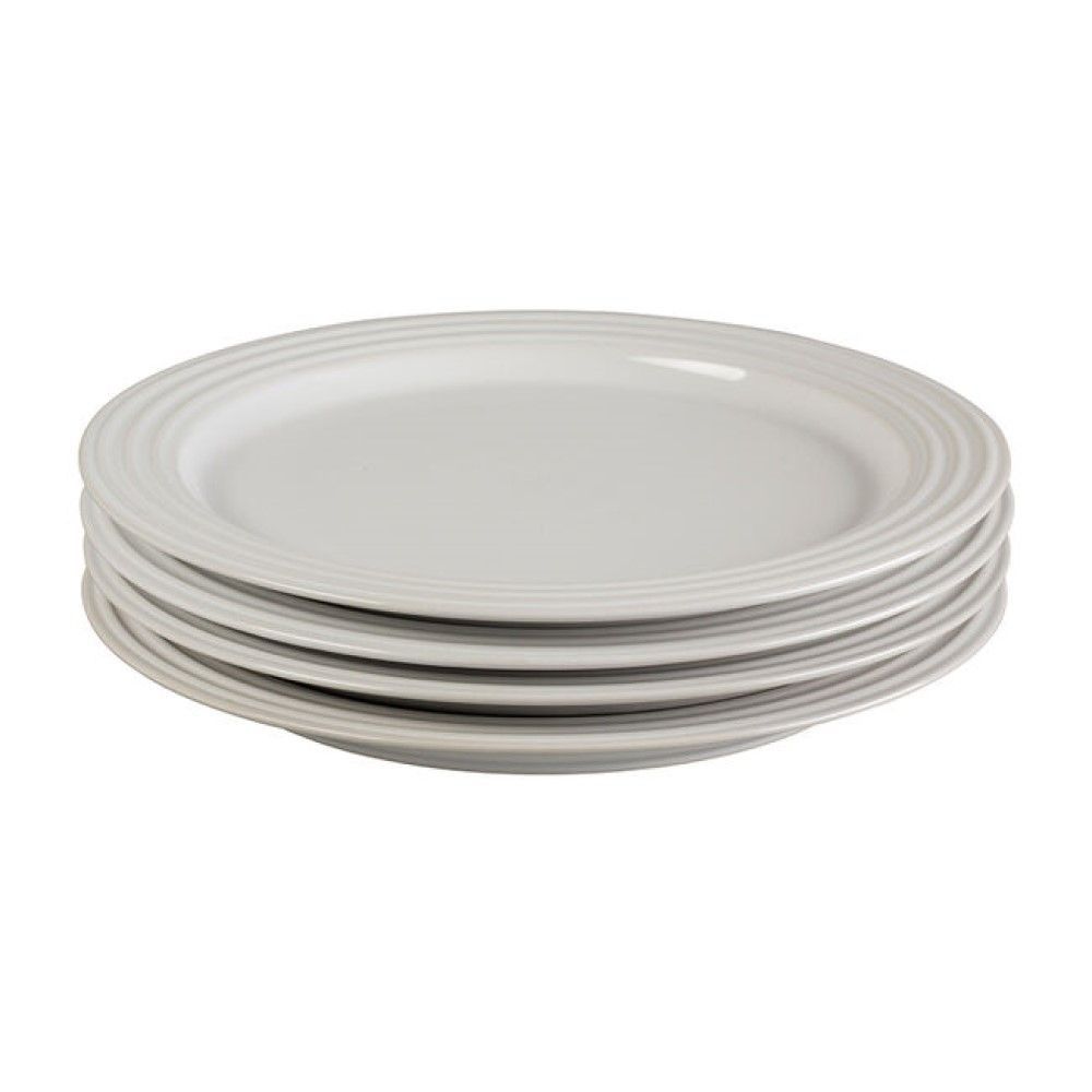 Set of (4) 10.5&quot; Dinner Plates - White | Le Creuset