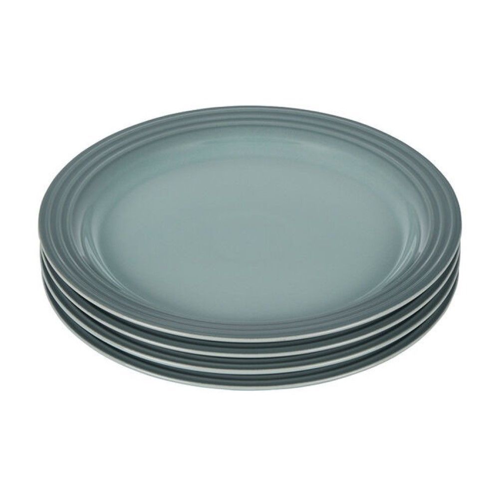 Set of (4) 10.5&quot; Dinner Plates - Sea Salt | Le Creuset