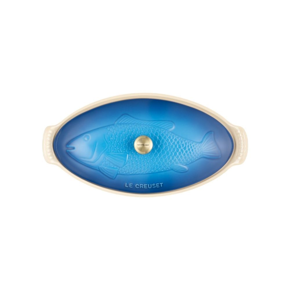 Heritage Fish Baker with Gold Knob - Marseille, 1.7 qt. | Le Creuset