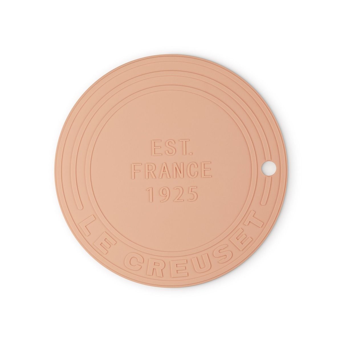 Silicone Trivet (est. 1925) - Peche, 8&quot; diameter | Le Creuset