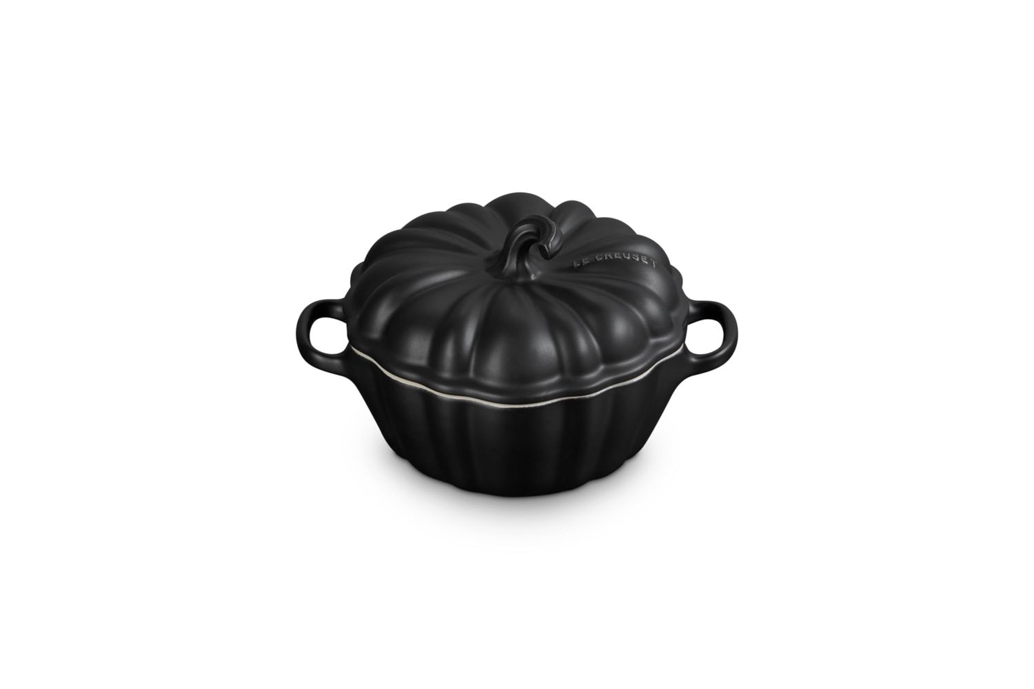 Figural Pumpkin Petite Cocotte - Licorice, 12 oz. | Le Creuset