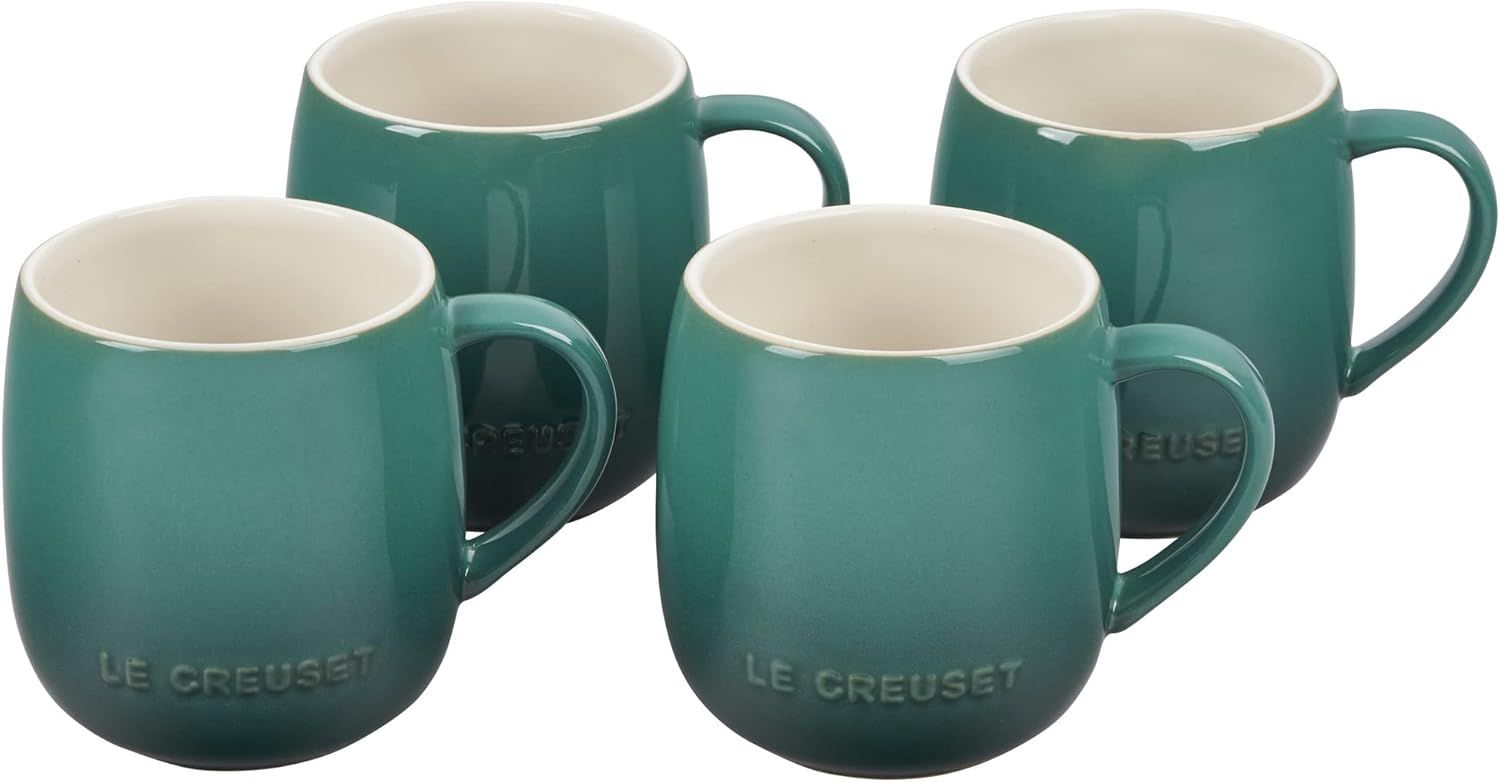 Set of 4 Heritage Mugs - Artichaut - e-commerce only, 14 oz. / 380ml | Le Creuset