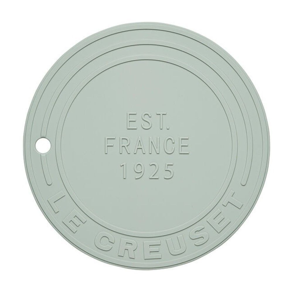 Silicone Trivet (est. 1925) - Sea Salt, 8&quot; diameter | Le Creuset