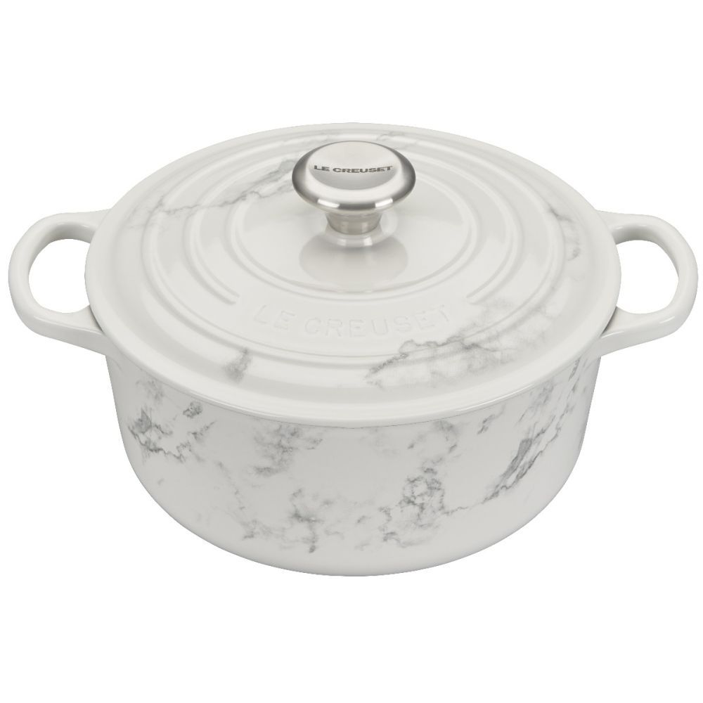 Signature Round Dutch Oven - Marble Applique, 4.5 qt. | Le Creuset