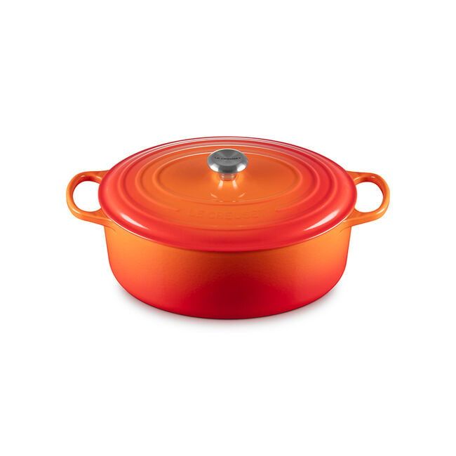 Signature Oval Dutch Oven - Flame, 9.5 qt. | Le Creuset