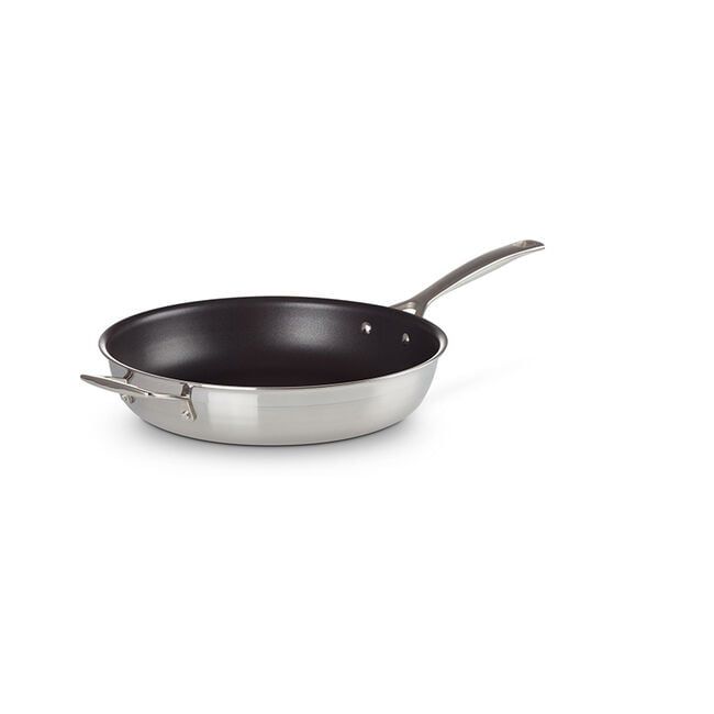 2 Piece Set Non-Stick Classic Stainless Steel (9.5&quot; &amp; 11&quot; Fry Pan) | Le Creuset