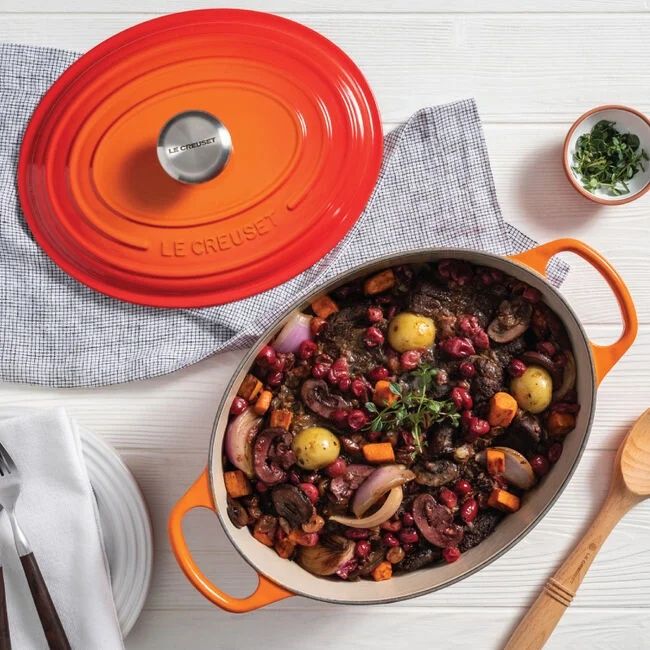 Signature Oval Dutch Oven - Flame, 5 qt. | Le Creuset