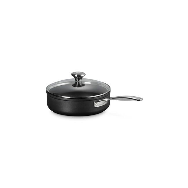 Toughened Nonstick PRO 3-1/2 qt. Saute Pan with Glass Lid, 3.5 qt. | Le Creuset