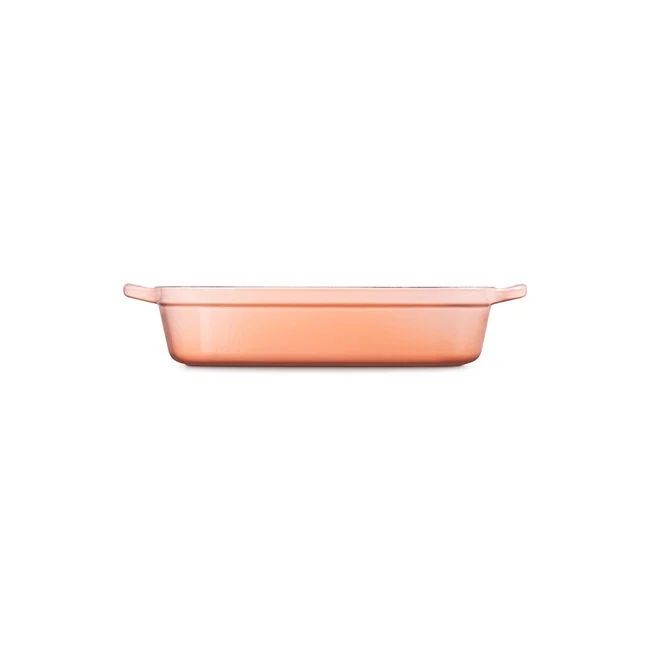 Signature Rectangular Roaster - Peche, 5.25 qt. (11.7&quot; x 16.8&quot;) | Le Creuset
