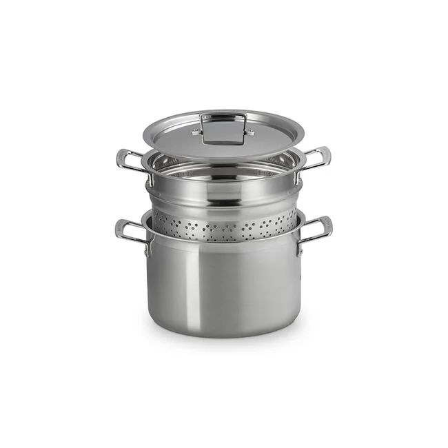 Classic Stainless Steel Multipot, 7.5&quot; | Le Creuset