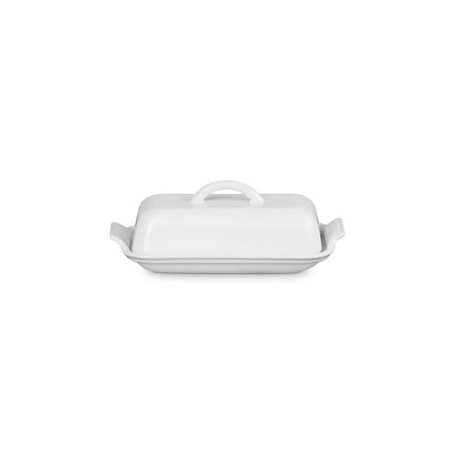 Heritage Butter Dish - White, 8.3&quot; x 4.1&quot; x 3&quot; | Le Creuset
