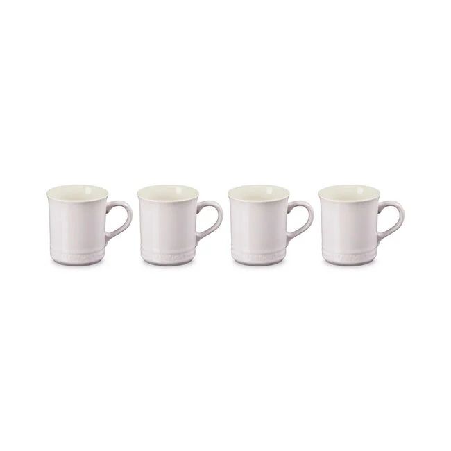 Set of 4 Mugs - White - e-commerce only, 14 oz. | Le Creuset