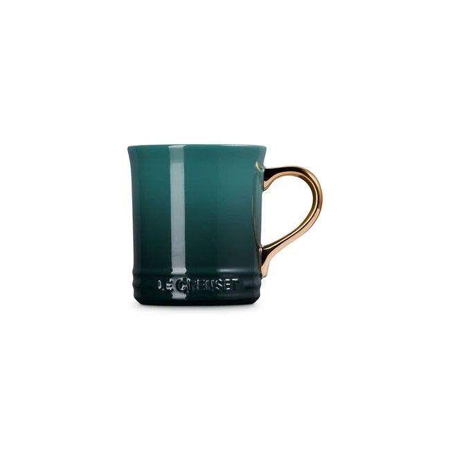 Holly London Mug with Gold Detail - Coastal Blue, 12 oz. | Le Creuset