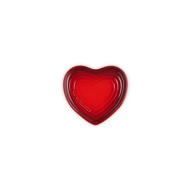 Heart Spoon Rest - Cerise, 5&quot; | Le Creuset