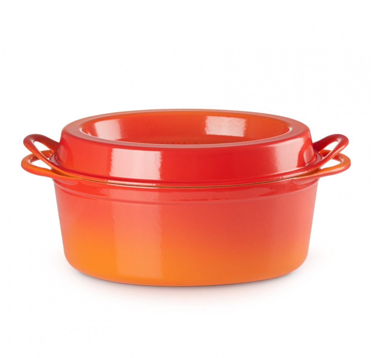 Traditional Oval Doufeu, Flame, 7.25 qt. | Le Creuset