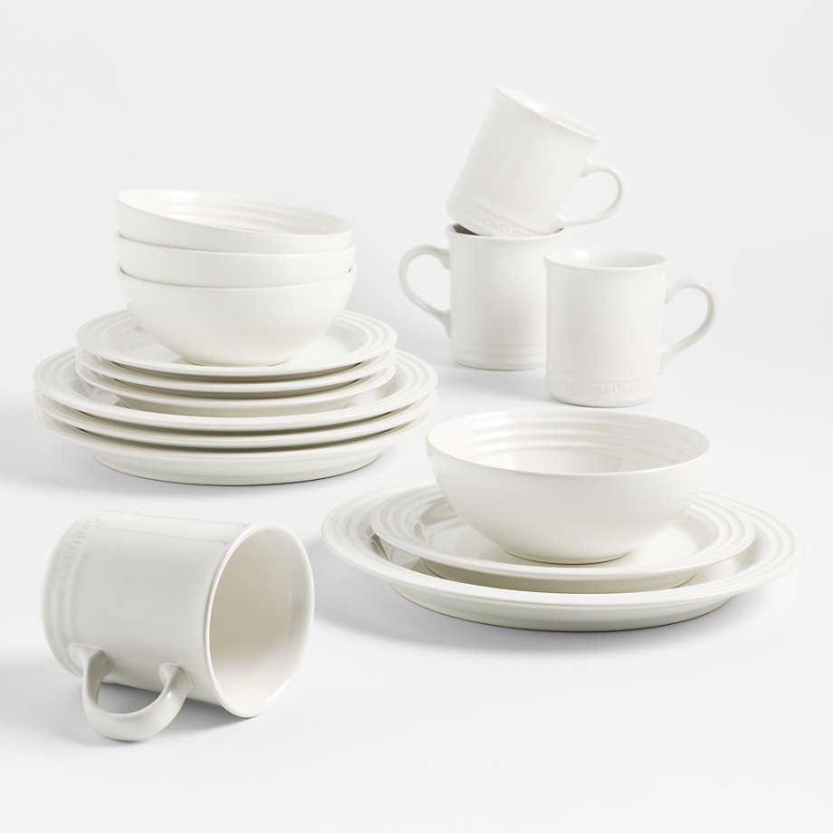 16PC Dinnerware Set - White | Le Creuset