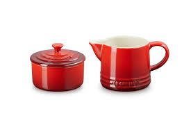 Signature Cream &amp; Sugar Set - Cerise | Le Creuset