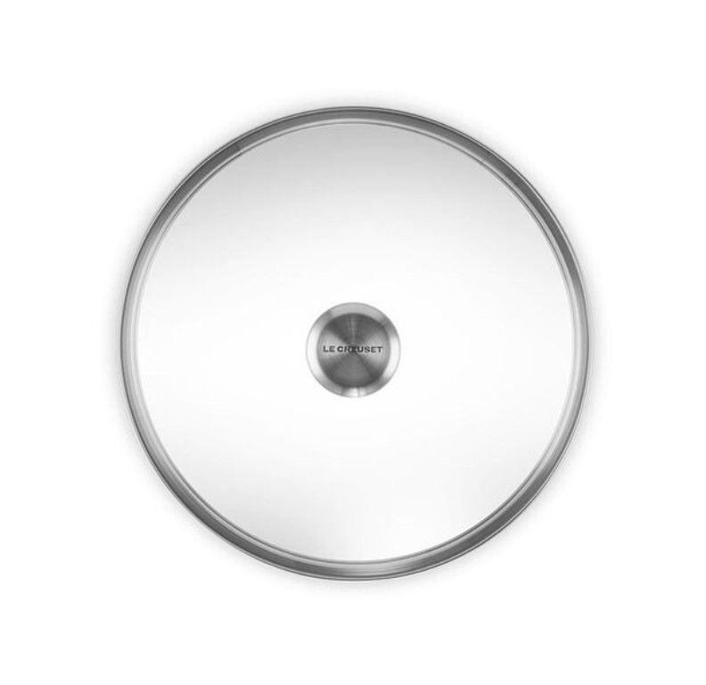 12&quot; Glass Lid with Stainless Steel Knob (fits TNS &amp; SS) | Le Creuset