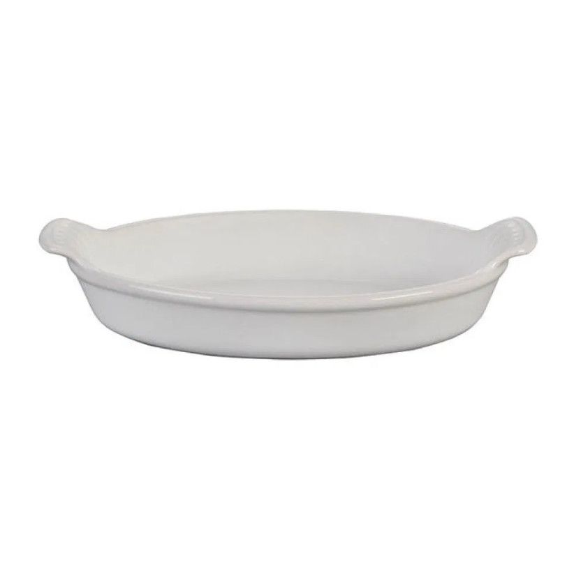 Heritage Oval Au Gratin Dish - White, 6 oz. (6.5&quot;) | Le Creuset