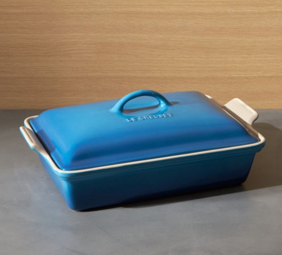 Heritage Covered Rectangular Casserole - Marseille, 6 qt. (12&quot; x 9&quot;) | Le Creuset