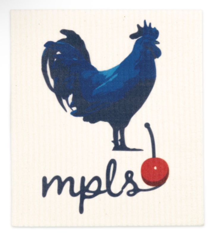 MN MPLS Cherry | Sponge Cloth