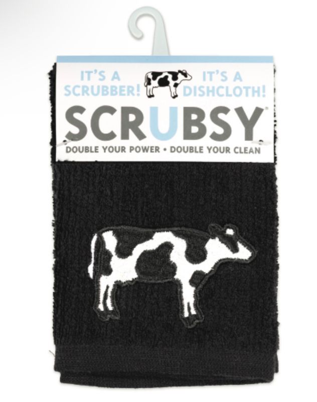 B/W Cow | SCRUBSY