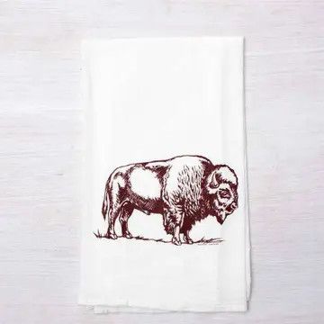 Bison Flour Sack Tea Towel | Counter Couture