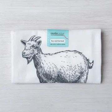 Goat Flour Sack Tea Towel | Counter Couture