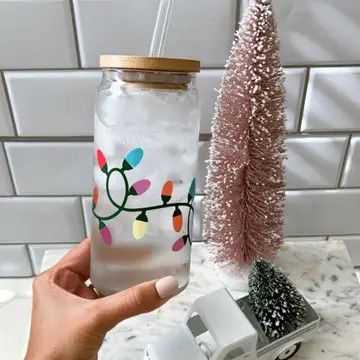 Color Changing Christmas Glass Can Set | NVDSIGNZ