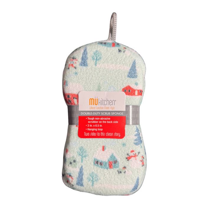 MUKitchen Holiday Sponge – Winter Village | MÜkitchen