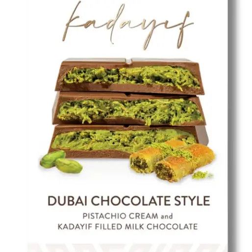Patislove Dubai Chocolate Bar – Premium Gourmet 100g